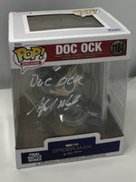 Alfred Molina Signed Spider-Man Doc Ock Funko Pop Deluxe Autograph Beckett COA