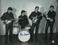 Pete Best The Beatles Signed 11x14 Photo The Fifth Beatle Autograph Beckett COA