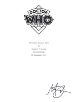 Millie Gibson Doctor Who Signed Autograph Christmas 2023 Script Screenplay COA