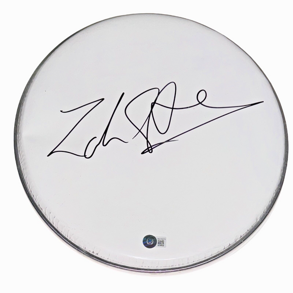 Zak Starkey Signed Autograph 12" Drumhead The Who Oasis Band Drummer Beckett COA