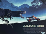 Jeff Goldblum Signed JURASSIC PARK 11x17 Movie Poster Photo Autograph BAS COA