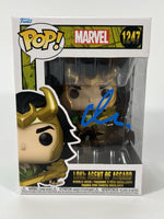 Matt Damon Signed Funko Pop Loki Agent of Asgard Thor Avengers Autograph BAS COA