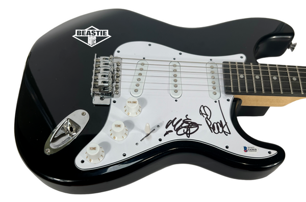 BEASTIE BOYS Signed Electric Guitar Ad-Rock & Mike D Diamond Autograph BAS COA