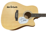 Jerry Cantrell ALICE IN CHAINS Signed Autograph Acoustic Guitar Full Size COA