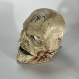 Corey Taylor Signed Slipknot Fibreglass Mask Gray Chapter Beckett Witness COA