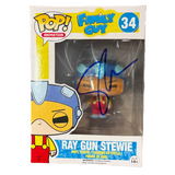 Seth MacFarlane FAMILY GUYSigned Ray Gun Stewie Funko Pop  Autograph Beckett COA
