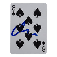 Matt Damon Signed Autograph Playing Card Rounders Movie 8 of Spades COA