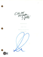 Armie Hammer Signed Autograph CALL ME BY YOUR NAME Movie Script Screenplay BAS