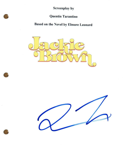 Quentin Tarantino JACKIE BROWN Signed Autograph Movie Script Full Screenplay COA