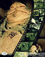 John Coppinger STAR WARS Signed Autograph 8x10 Photo Jabba the Hutt ACOA COA