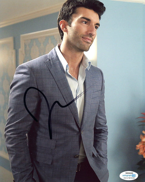 Justin Baldoni Signed 8x10 Photo JANE THE VIRGIN Actor Autograph ACOA COA