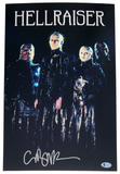 Clive Barker Signed HELLRAISER 11x17 Movie Poster Photo Autograph Beckett COA