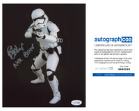 NEIL BISHOP Signed STAR WARS Autograph 8x10 Photo The Force Awakens ACOA COA