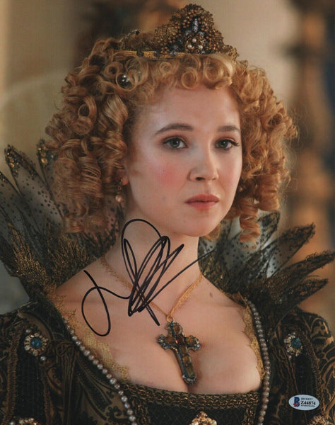 Juno Temple Signed 11x14 Photo The Three Musketeers Autograph Beckett COA