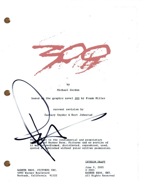Peter Mensah 300 Signed Autograph Movie Script Full Screenplay Spartacus COA