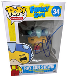 Seth MacFarlane Signed Autograph Family Guy Ray Gun Stewie #34 Funko Pop BAS COA