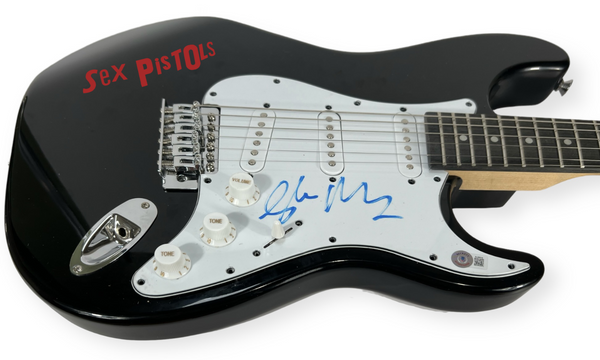 Glen Matlock Sex Pistols Signed Autograph Electric Guitar Beckett COA