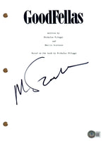 Martin Scorsese Signed Goodfellas Movie Script Screenplay Autograph Beckett COA