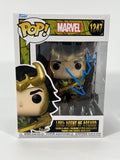 Matt Damon Signed Funko Pop Loki Agent of Asgard Thor Avengers Autograph BAS COA