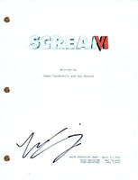 Mason Gooding SCREAM VI Signed Autograph Movie Script Full Screenplay Horror COA