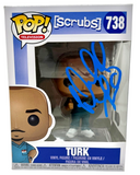 Donald Faison Signed Funko Pop Scrubs Turk #738 Autograph Beckett COA