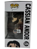 Diego Luna Signed Star Wars Cassian Andor 534 Funko Pop Autograph Beckett COA