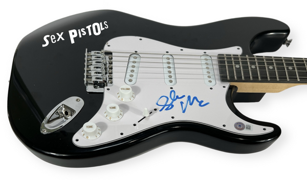 Glen Matlock Sex Pistols Signed Autograph Electric Guitar Beckett COA