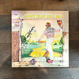 Bernie Taupin Signed Autograph Elton John Goodbye Yellow Brick Road Vinyl BAS