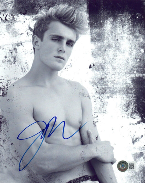 Jake Paul Signed Autograph 8x10 Photo Boxer Boxing Problem Child Beckett COA