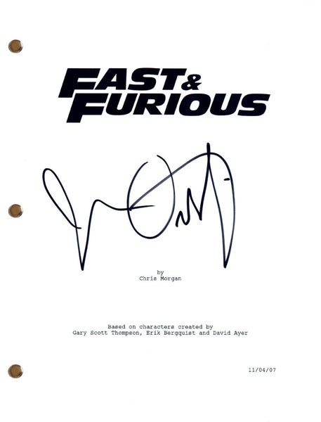 John Ortiz FAST & FURIOUS 4 Signed Autograph Movie Script 2009 Screenplay COA