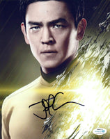 John Cho Signed 8x10 Photo STAR TREK BEYOND Autograph Hikaru Sulu ACOA COA