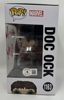 Alfred Molina Signed Autograph Doc Ock Spider-Man No Way Home Funko Pop BAS COA