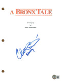 CHAZZ PALMINTERI Signed A BRONX TALE Script Screenplay Autograph Proof BAS COA