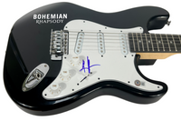 Rami Malek Signed Autograph Electric Guitar Queen Freddie Mercury Actor BAS COA