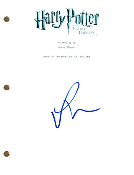 Rupert Grint Signed Harry Potter and the Deathly Hallows Part 2 Script COA