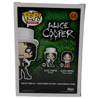 Alice Cooper Signed Autograph Funko Pop Rocks Figure #68 Beckett COA