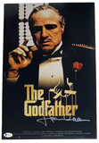 James Caan Signed THE GODFATHER 11x17 Movie Poster Photo Autograph Beckett COA