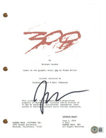 Zack Snyder Signed Autograph 300 Movie Script Screenplay Leonidas Beckett COA