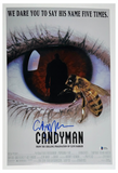 Clive Barker Signed CANDYMAN 11x17 Movie Poster Photo Autograph Beckett COA