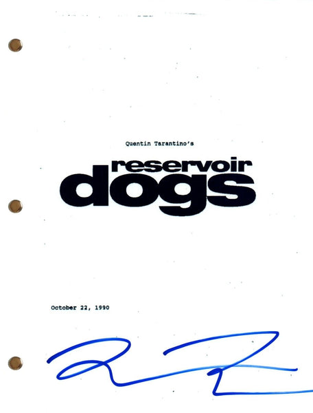 Quentin Tarantino RESERVOIR DOGS Signed Autograph Movie Script Screenplay COA