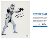 RALPH MORSE Signed STAR WARS Autograph 8x10 Photo Stormtrooper ACOA COA