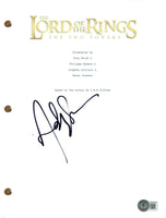 ANDY SERKIS Signed Autograph THE LORD OF THE RINGS Two Towers Movie Script BAS