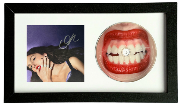 Olivia Rodrigo Signed Autograph Sour CD Framed Matted Display COA