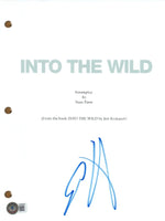 Emile Hirsch Signed Autograph INTO THE WILD Movie Script Screenplay Beckett COA