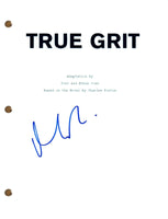 Matt Damon TRUE GRIT Signed Autographed Movie Script Full Screenplay COA