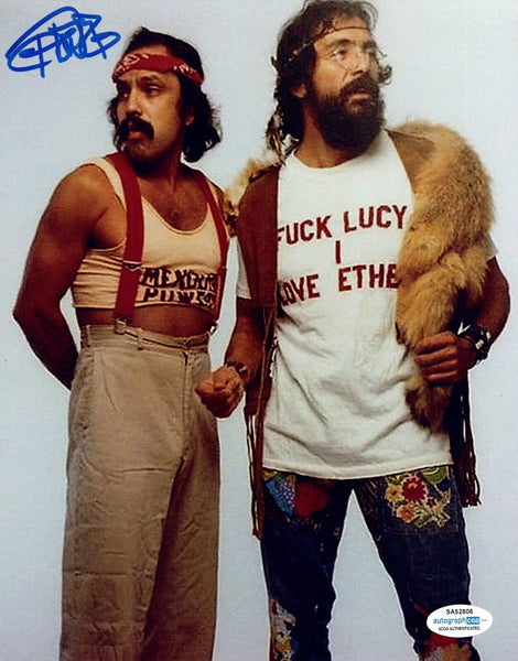 Tommy Chong Signed Autograph 8x10 Photo CHEECH AND CHONG Up In Smoke ACOA COA