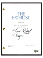 Linda Blair Signed Autograph THE EXORCIST Movie Script Screenplay REGAN BAS COA