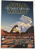 JJ Abrams Signed Autograph Star Wars The Force Awakens 12x18 Movie Poster JSA