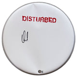 David Draiman DISTURBED Signed 14" Drumhead Band Singer Autograph Beckett COA