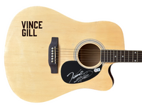 Vince Gill Signed Autograph Full Size Acoustic Guitar The Eagles Beckett COA